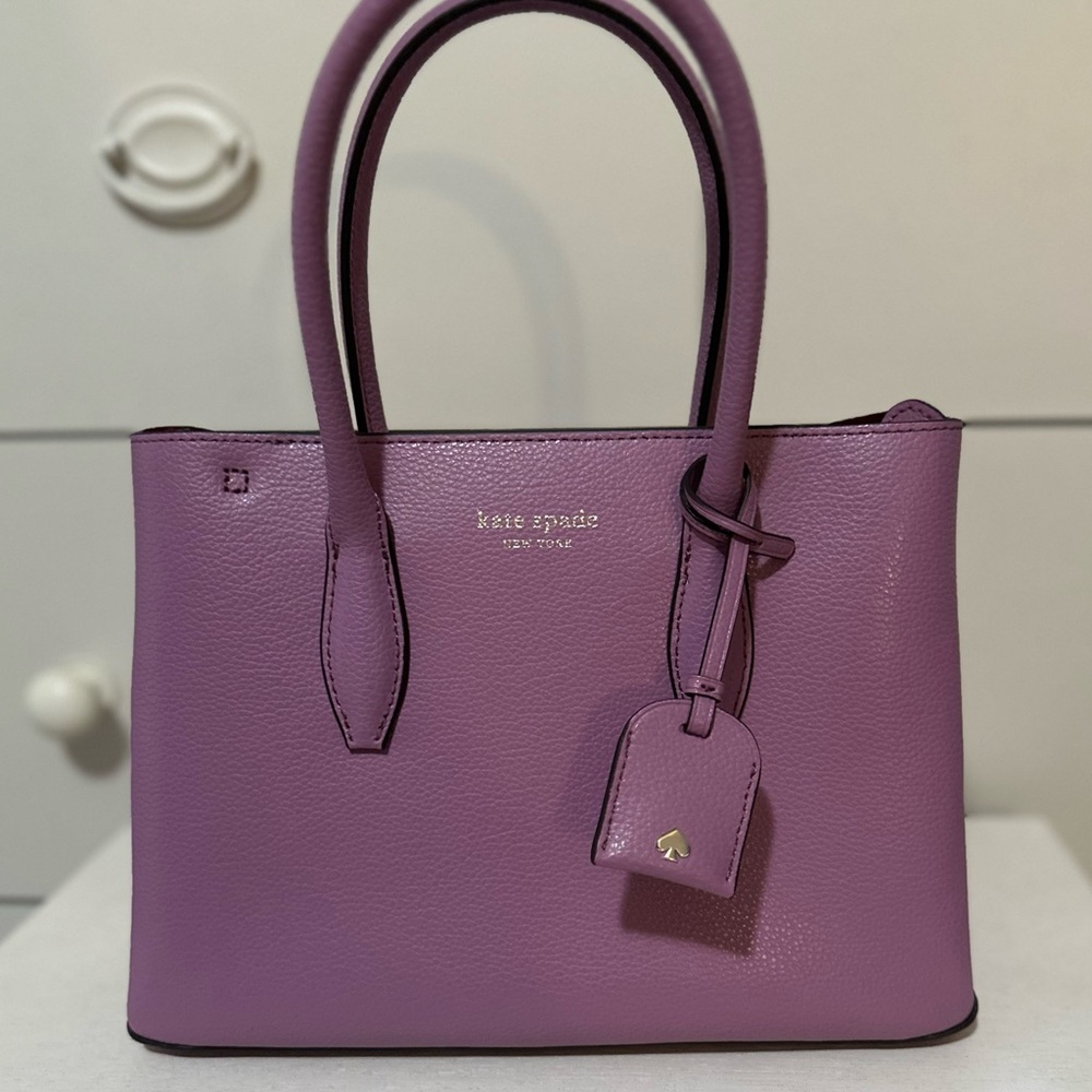 Kate Spade Purple Zip Satchel Crossbody